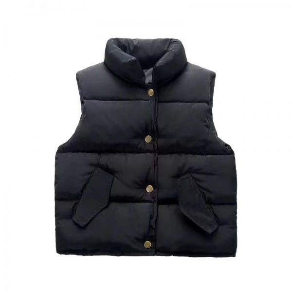 Black Puffer Vest Kids