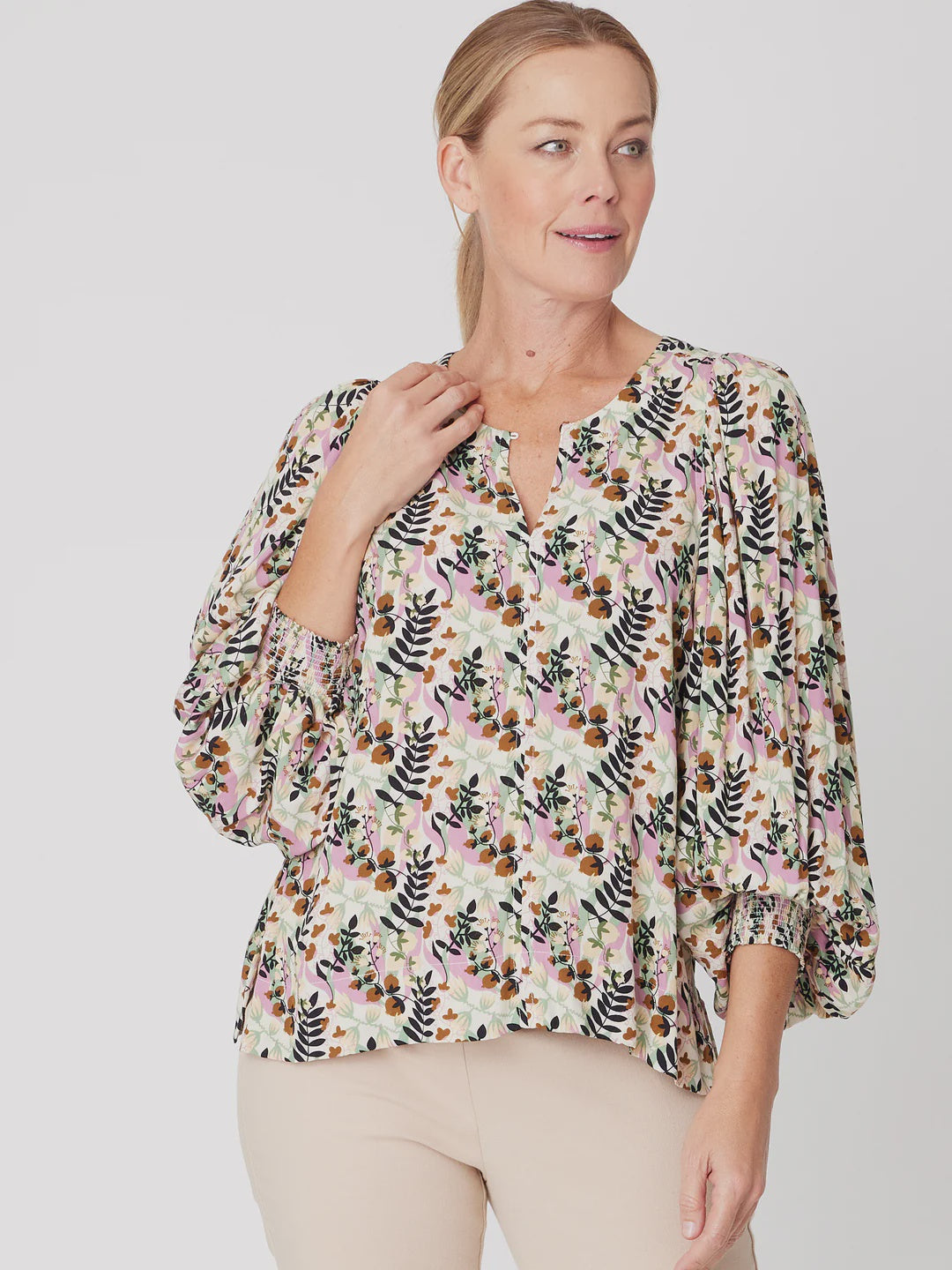 Silvy Print Shirt 31228