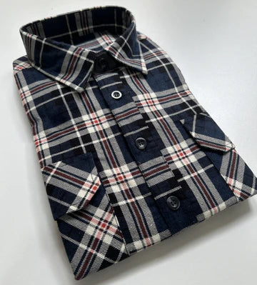 Button Through Flannel Shirt