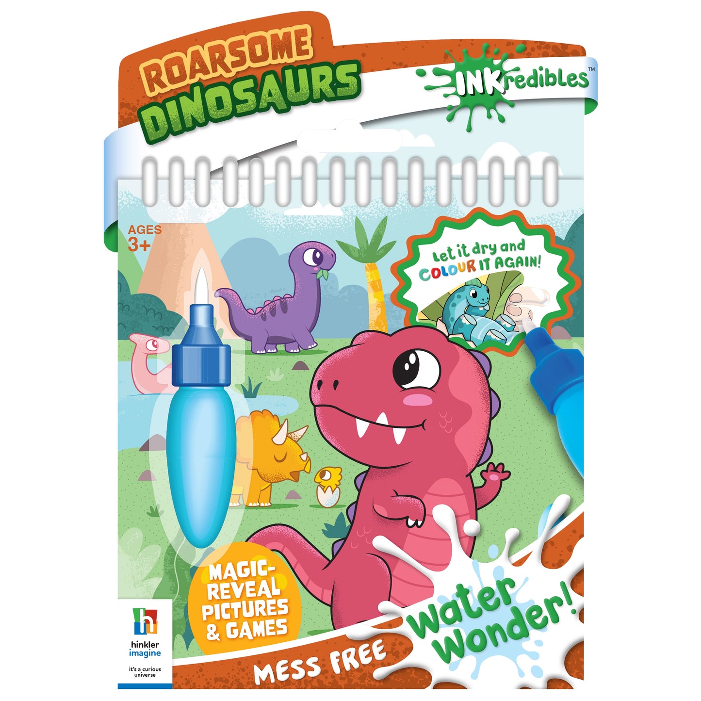 Inkredibles Roarsome Dinosaurs Water Wonder