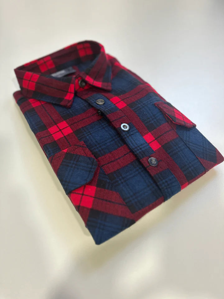 Flannel Closed Front Shirt