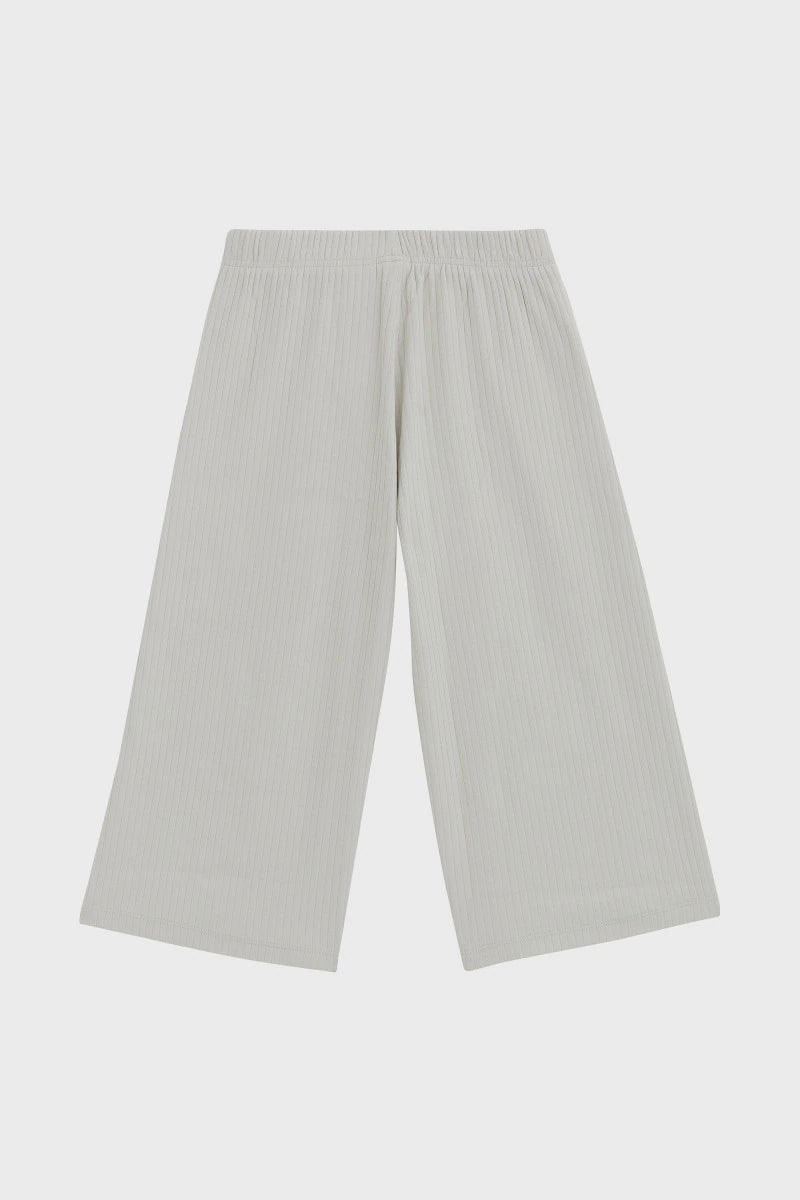 Rib Wide Leg Pant