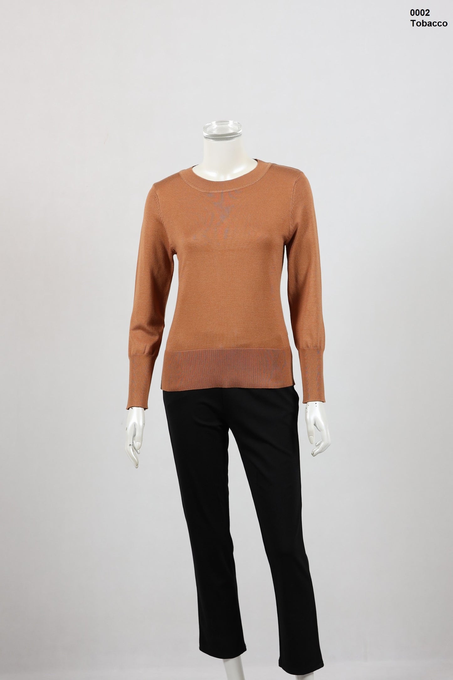 Round Neck Knit Top Ladies