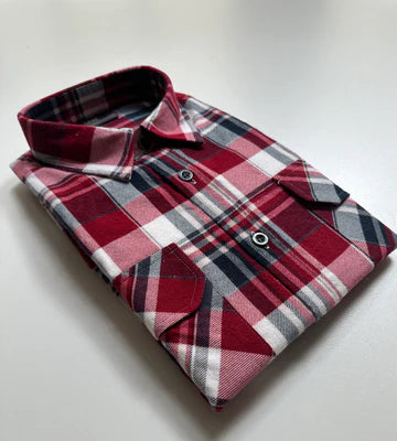 Button Through Flannel Shirt