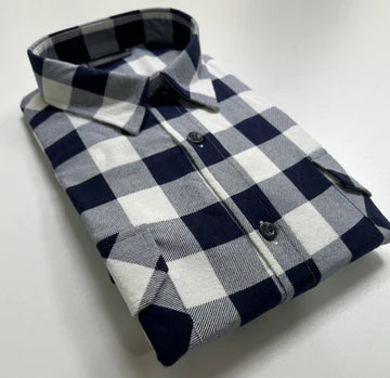 Button Through Flannel Shirt