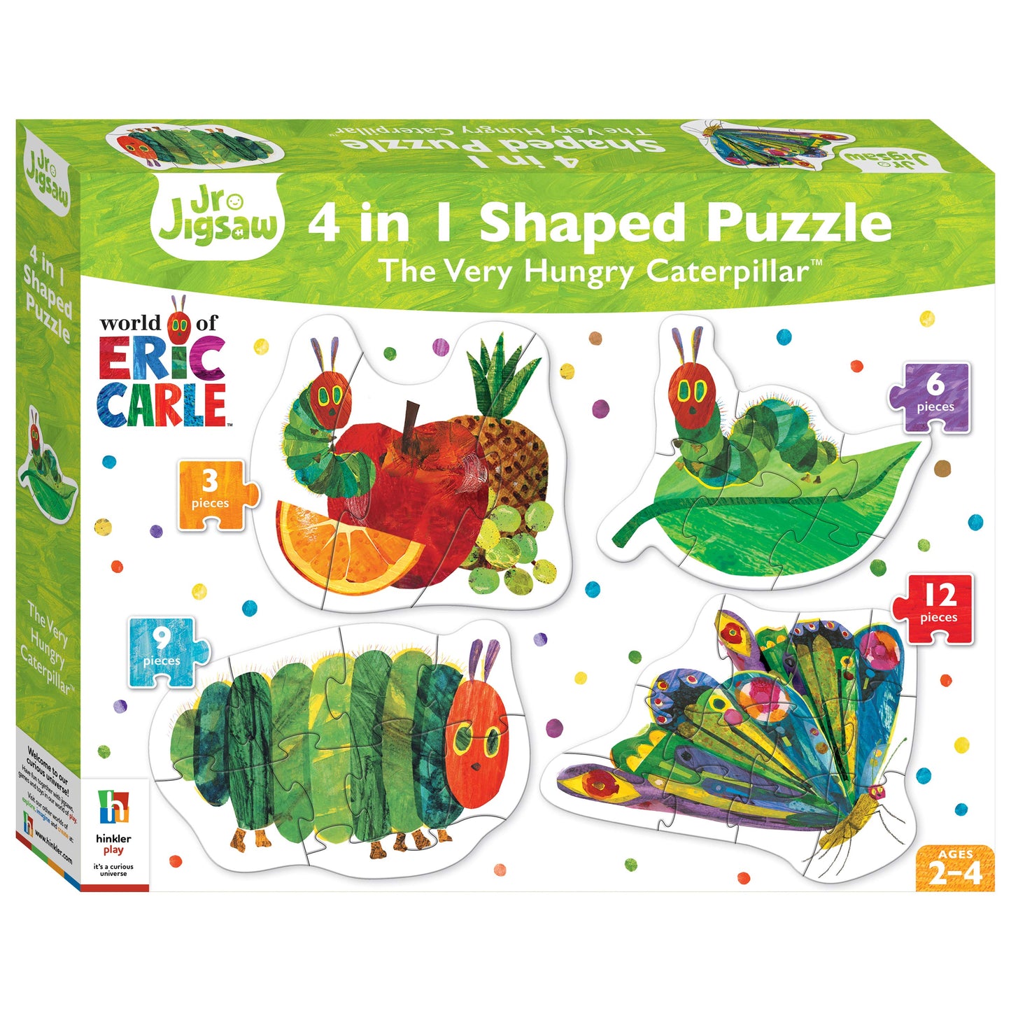 4-in-1 Shaped Hungry Caterpillar Puzzle