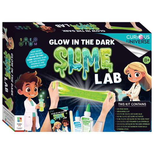 Curious Universe Glow in the Dark Slime Lab