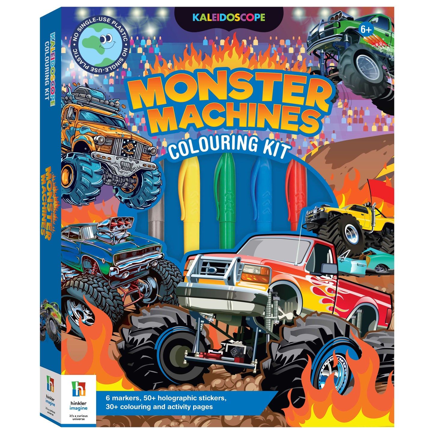 Kaleidoscope Colouring Kit Monster Machines