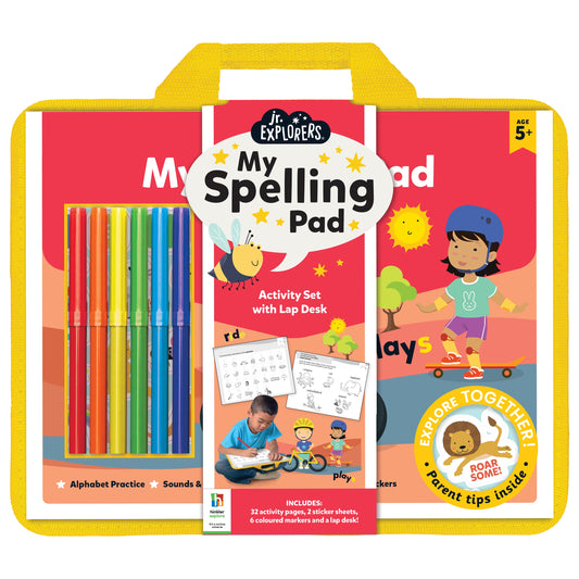 Junior Explorers Spelling Activity Set with Lap Desk