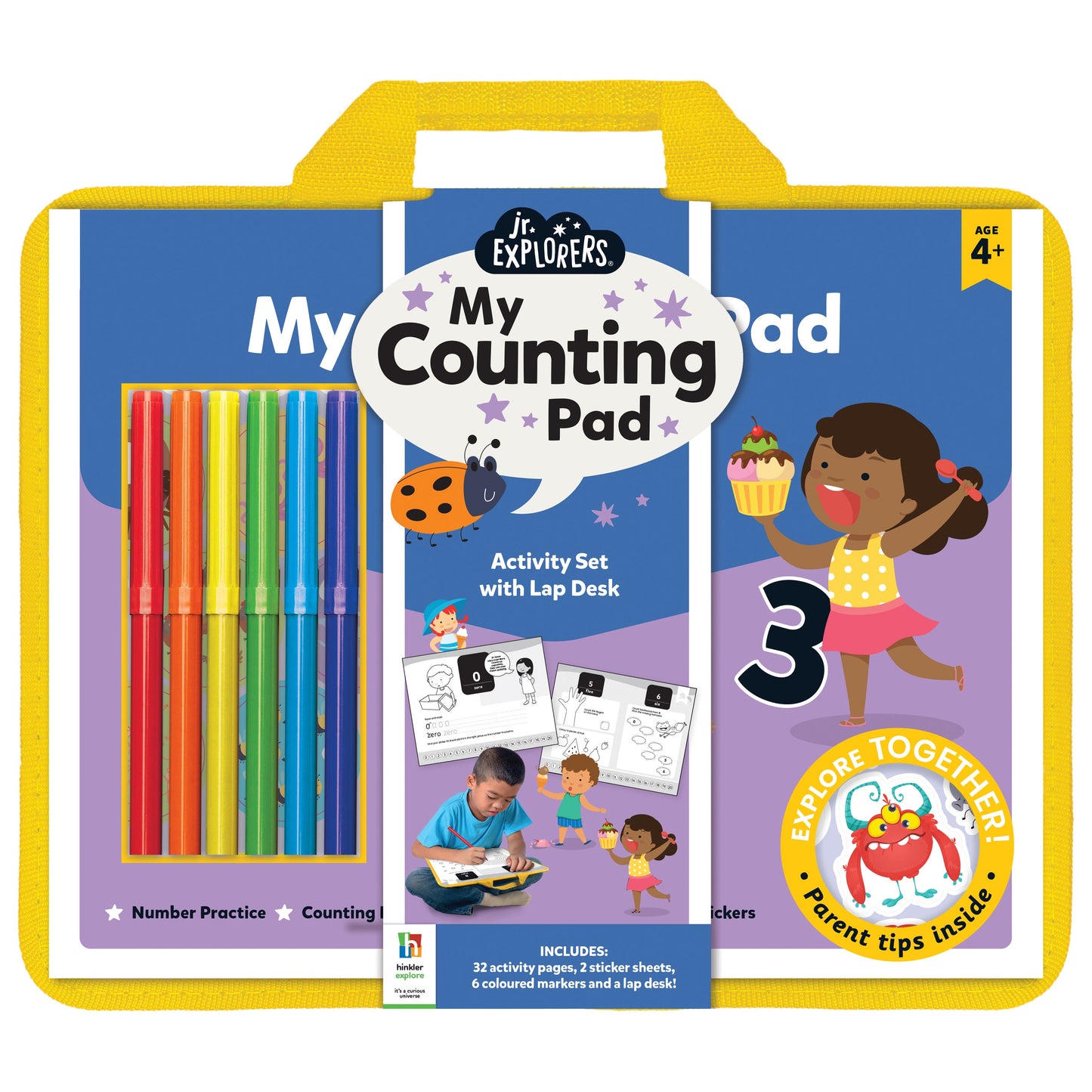 Junior Explorers Maths Activity Set and Lap Desk