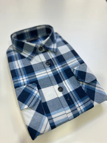 Flannel Closed Front Shirt 2141