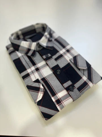Flannel Closed Front Shirt 2141