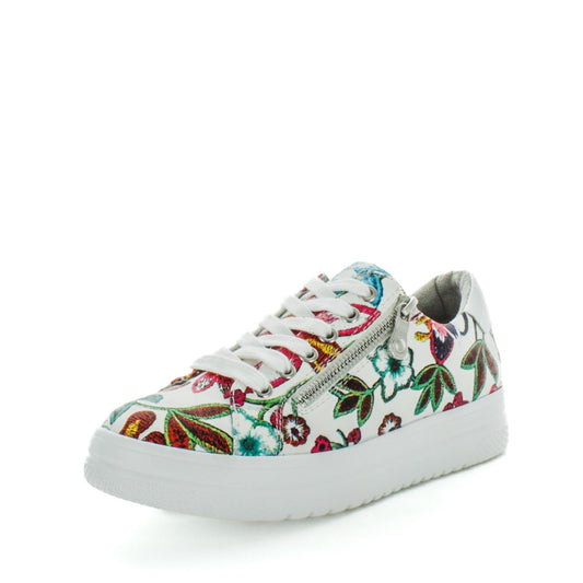 Scarlett White Floral Sneaker