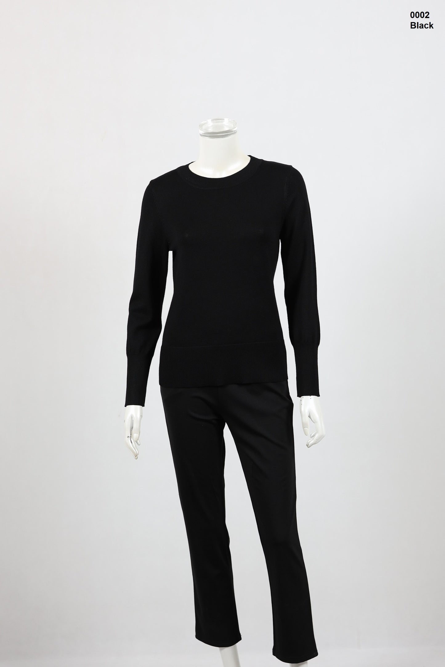 Round Neck Knit Top Ladies