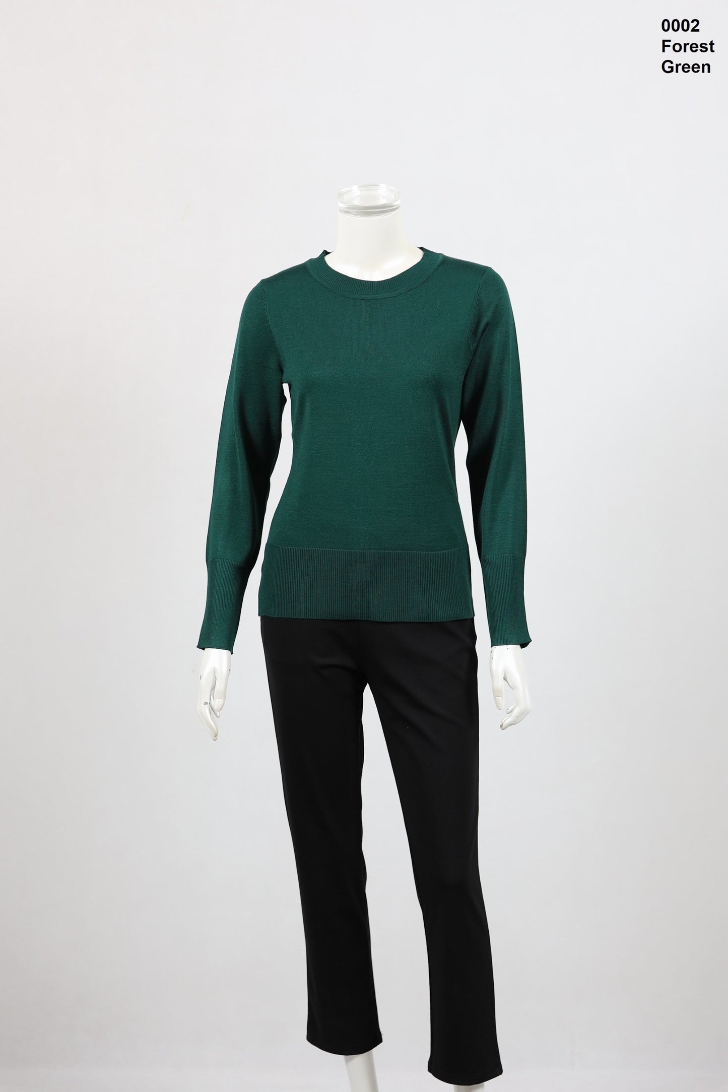 Round Neck Knit Top Ladies