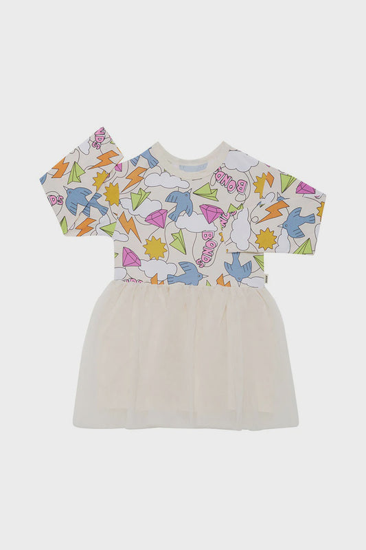 Dance Long Sleeve Tutu Dress Girls