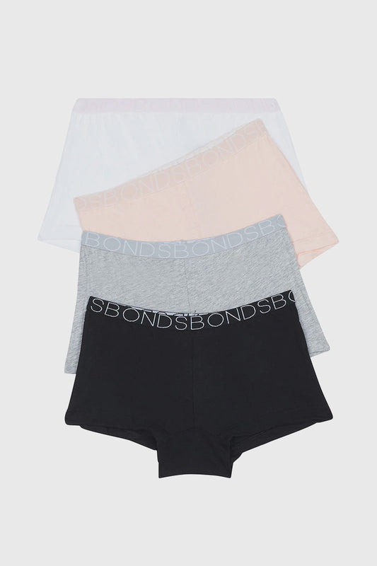 Shortie Girls 4Pk