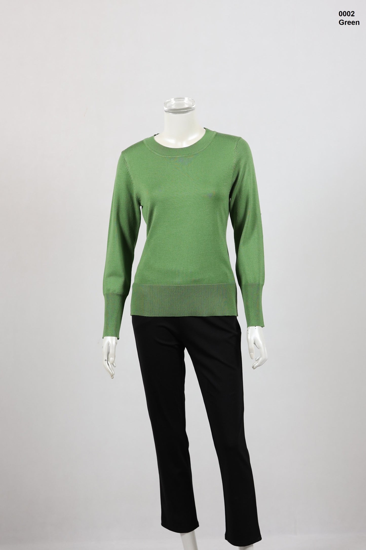 Round Neck Knit Top Ladies