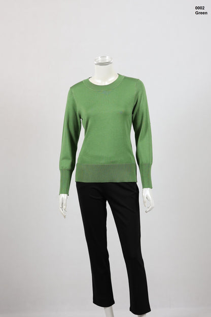Round Neck Knit Top Ladies