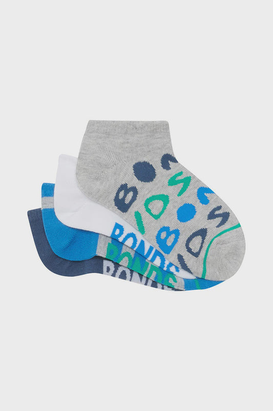 Fashion Trainer Socks 4Pk