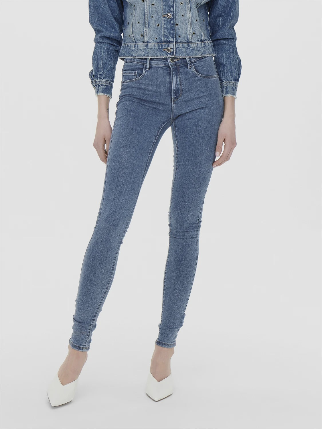 Rain Mid Waist Skinny Fit Jeans