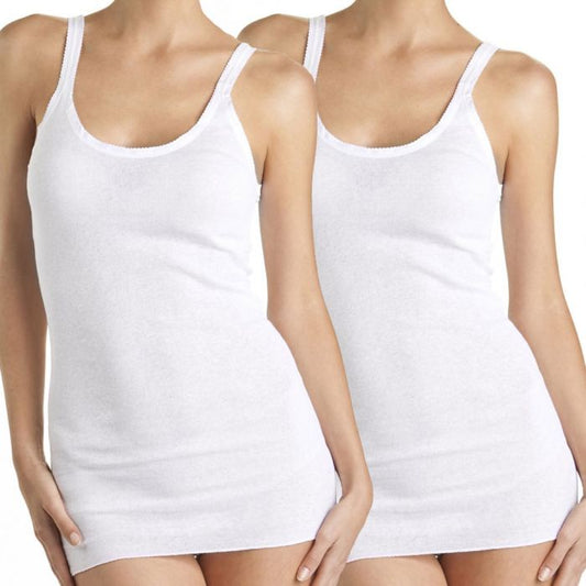 Comfy Tube Vest Singlet 2Pk